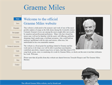 Tablet Screenshot of graememiles.com